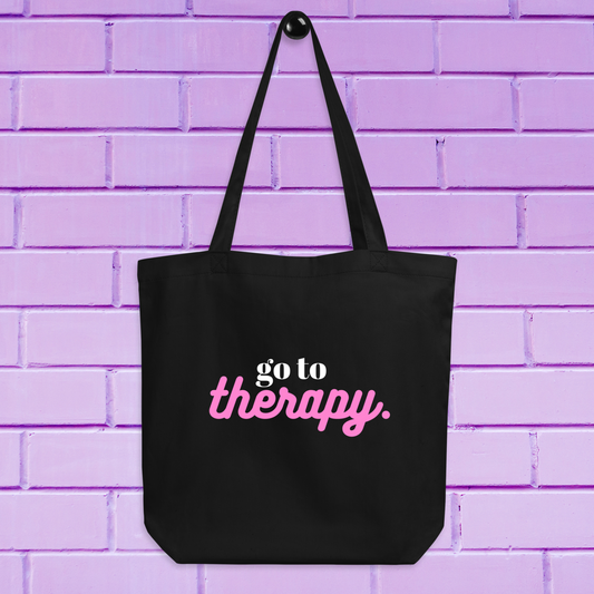 π Go to Therapy | Tote Bag