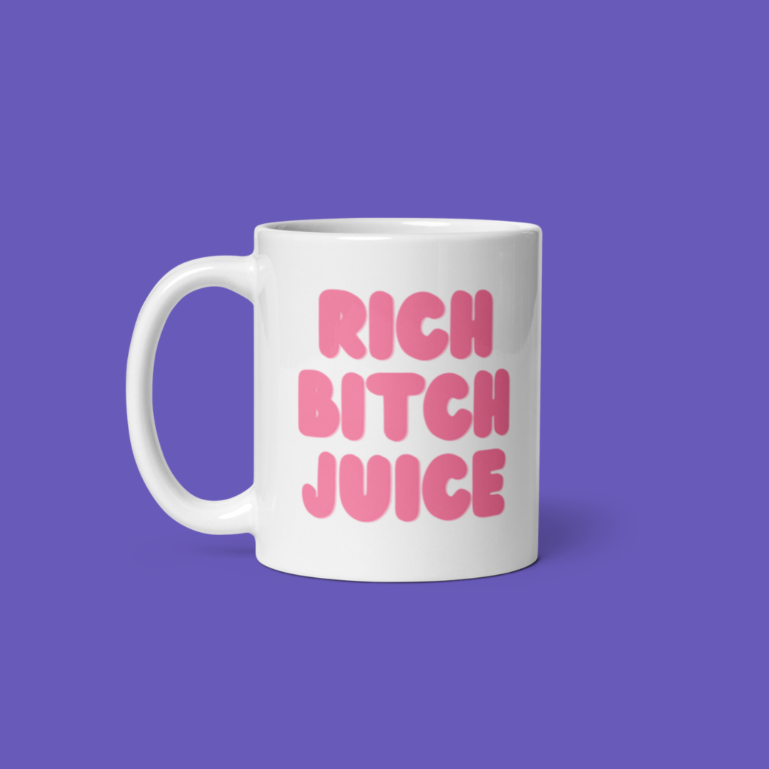 Rich Bitch Juice ☕💅🏾 | Mug - White