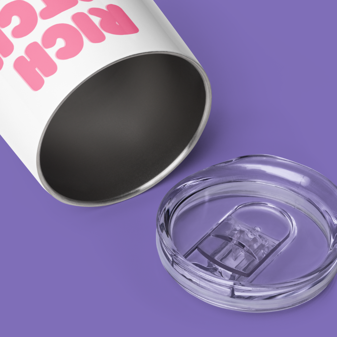 🍷💅🏾 Rich Bitch Juice | Tumbler - Pink