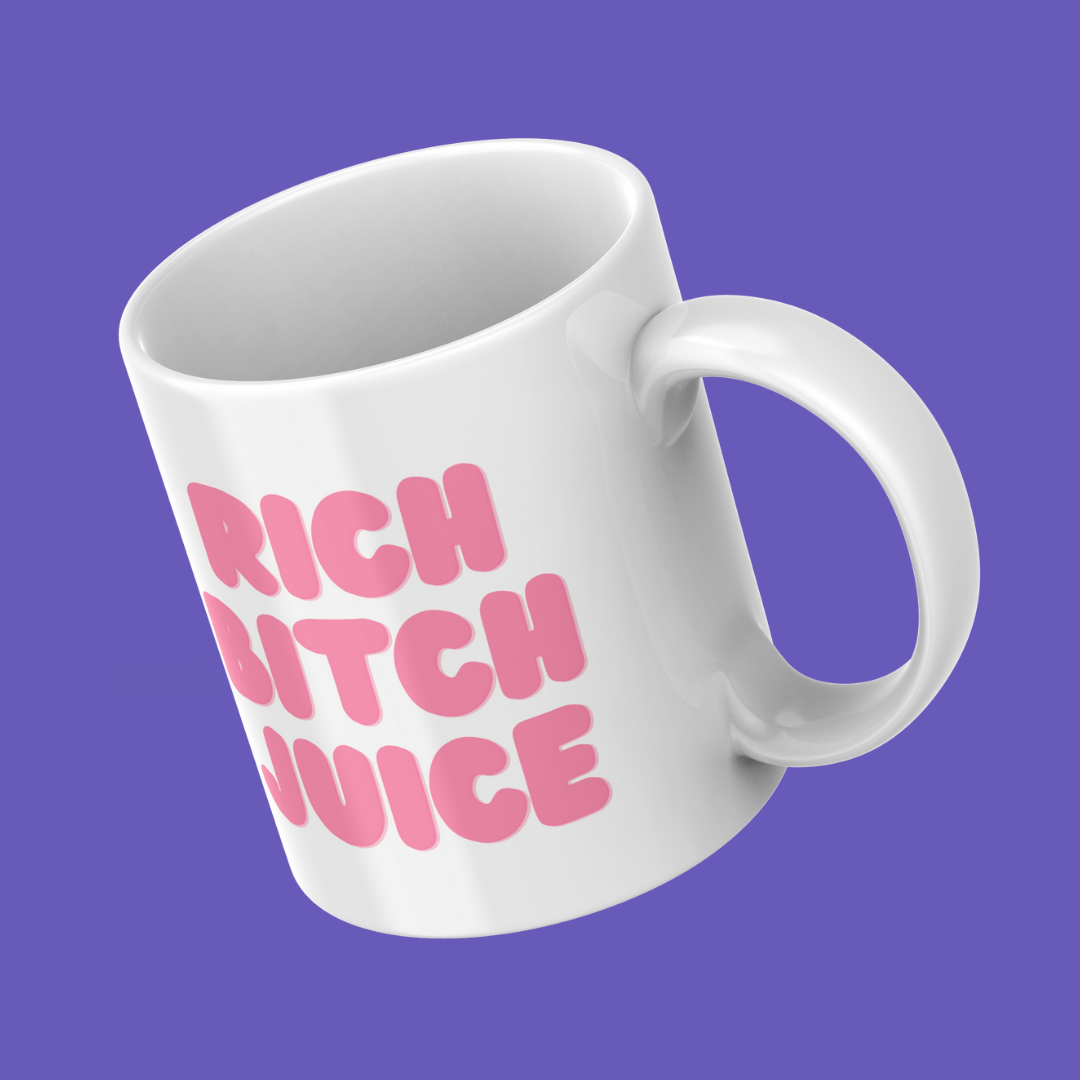Rich Bitch Juice ☕💅🏾 | Mug - White