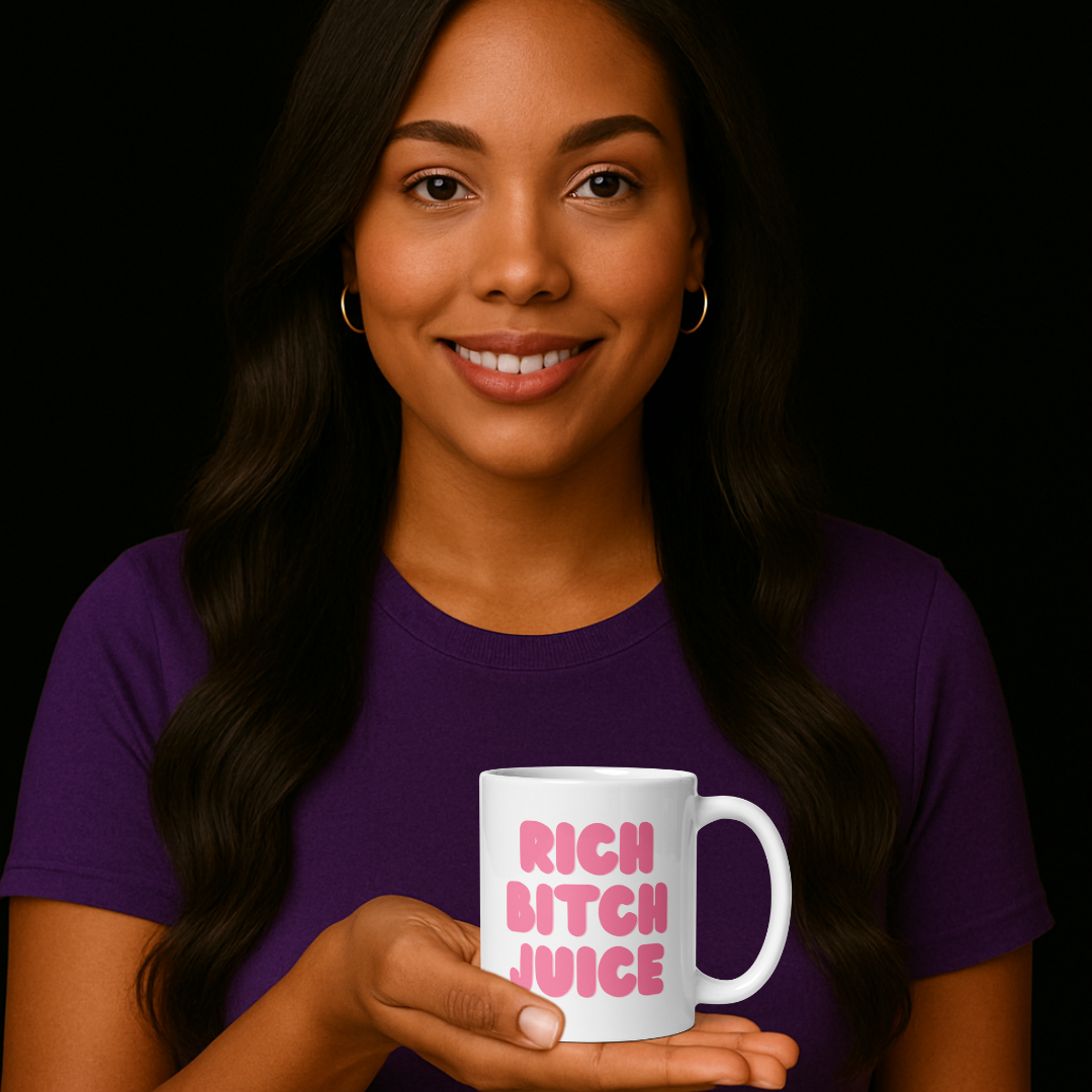 Rich Bitch Juice ☕💅🏾 | Mug - White