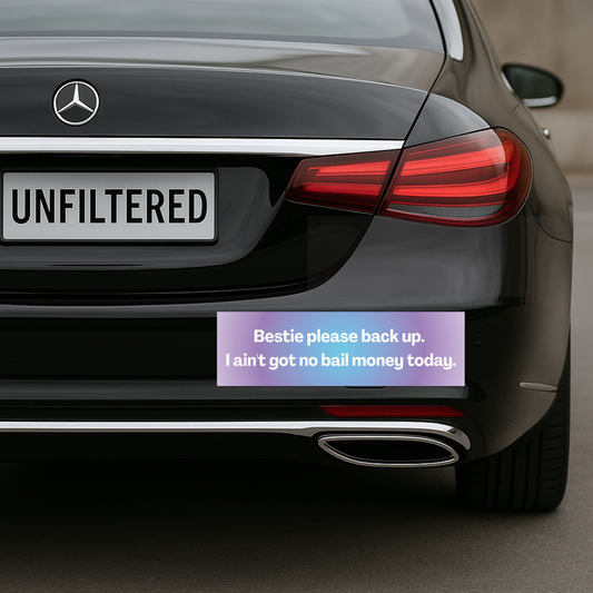 Bestie Please Back Up 😩| Bumper Magnet