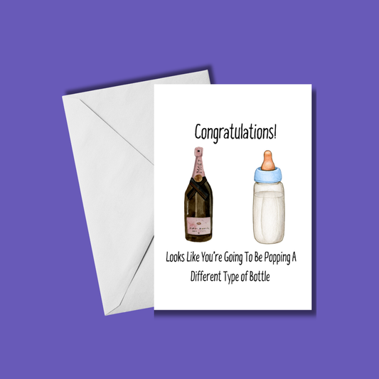 Poppin' Bottles πΎπΆπΎ| Baby Shower Card