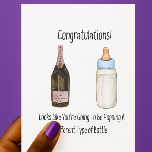 Poppin' Bottles πΎπΆπΎ| Baby Shower Card