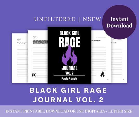 Black Girl Rage Journal Vol. 2 – Rage Journal Printable
