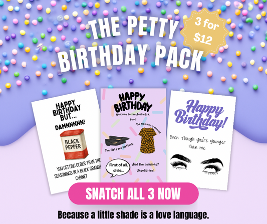 The Petty Birthday Packβ’ | Birthday Card Bundle