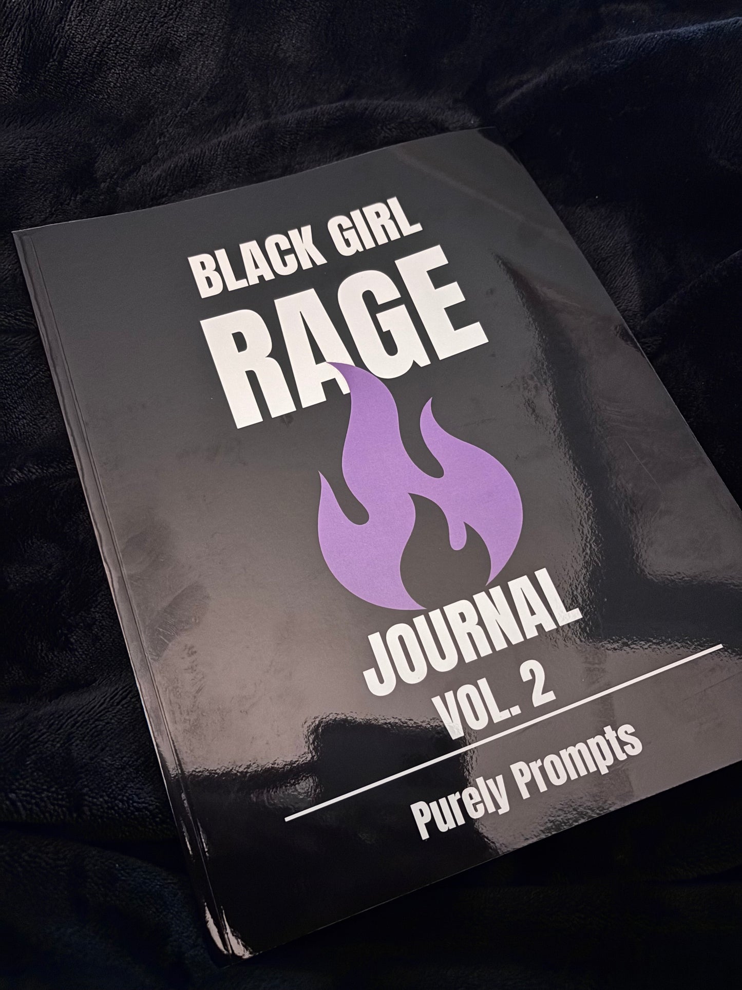 Black Girl Rage Journal™ Vol. 2 (Physical) | 100 Prompt Softcover Journal for Healing, Self-Care & Anger Release