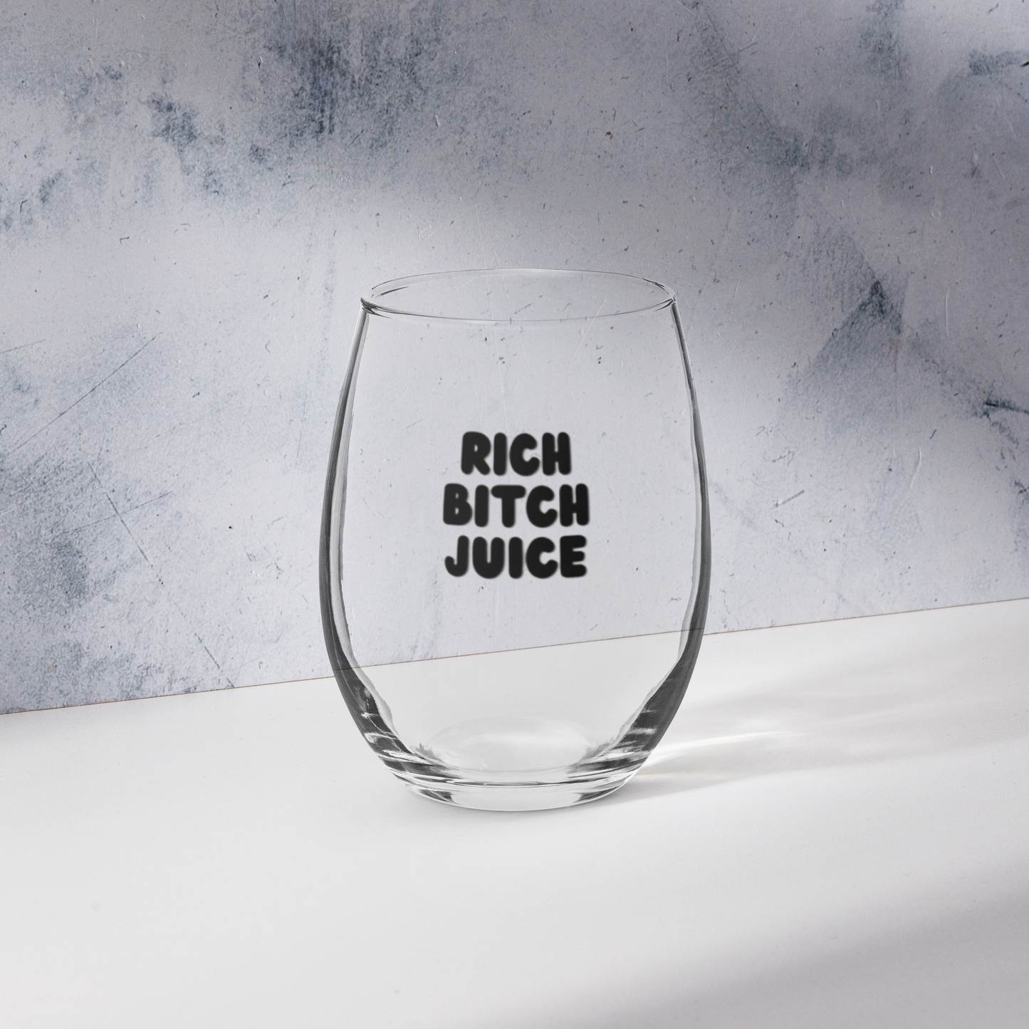 💎 Rich Bitch Juice 🍷 | Wine Glass