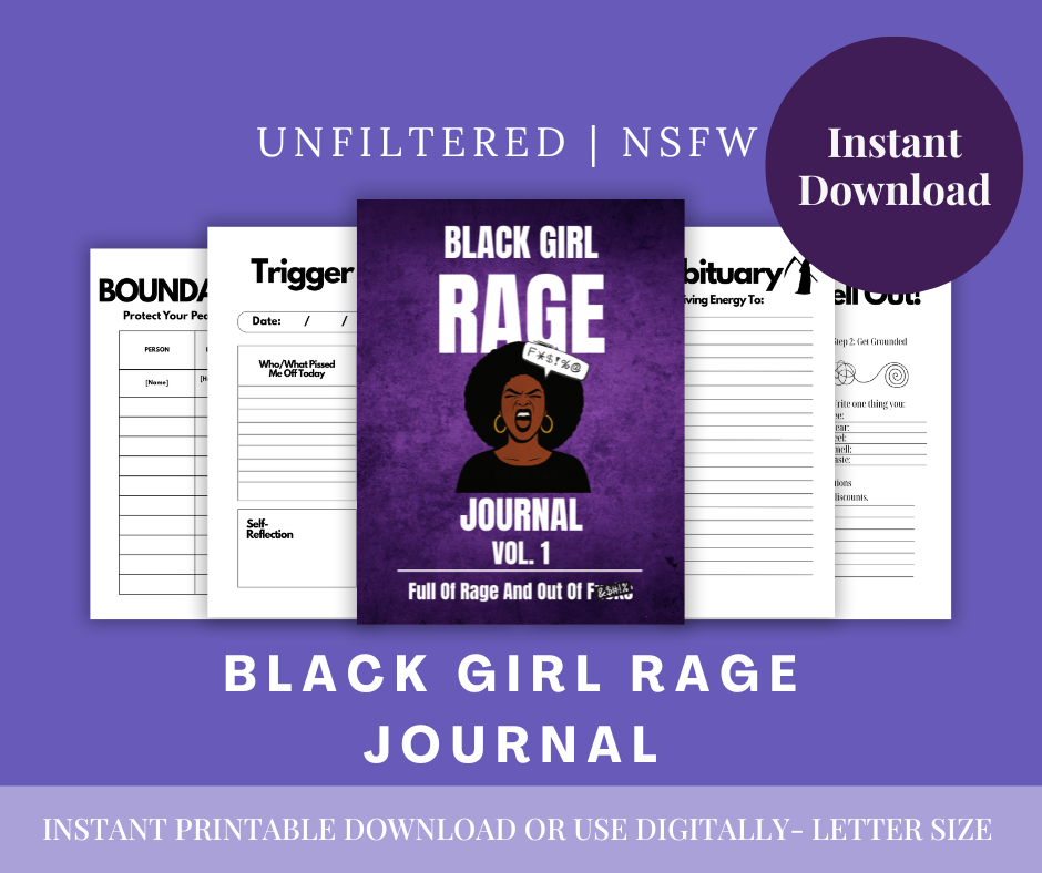 ✨ $5 Trademark Support — Protect Unfiltered & Uncorked™ + Get the Black Girl Rage Journal™