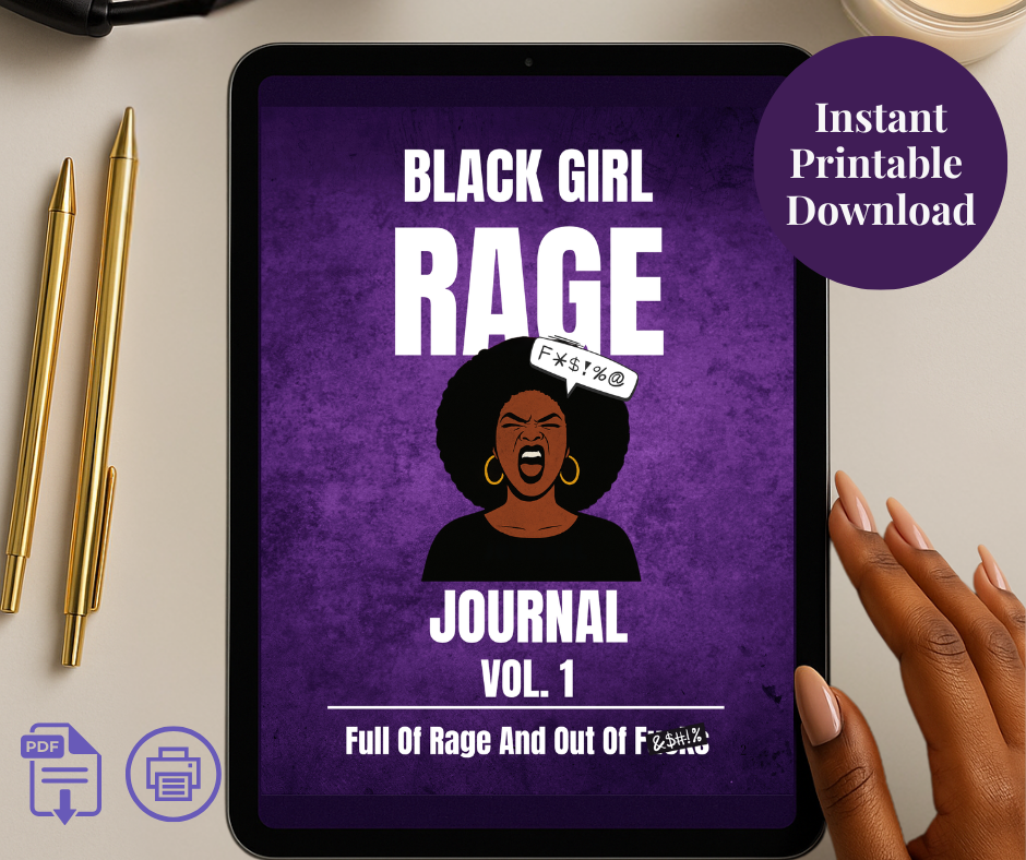 ✨ $5 Trademark Support — Protect Unfiltered & Uncorked™ + Get the Black Girl Rage Journal™