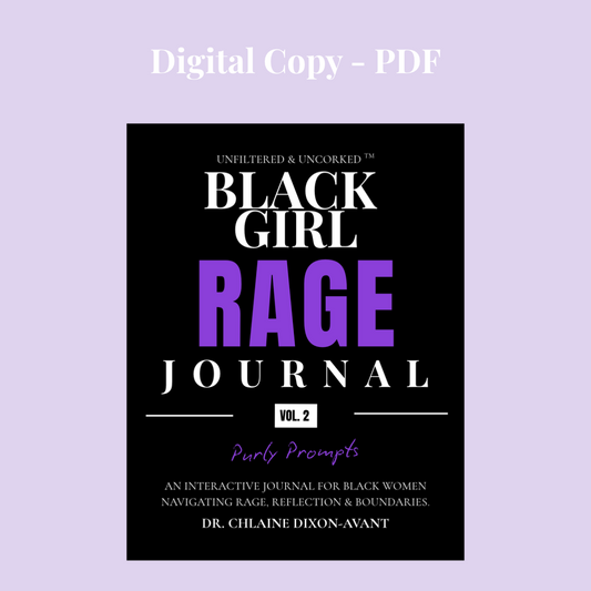 Black Girl Rage Journal Vol. 2 (Digital) | 100-Page Printable