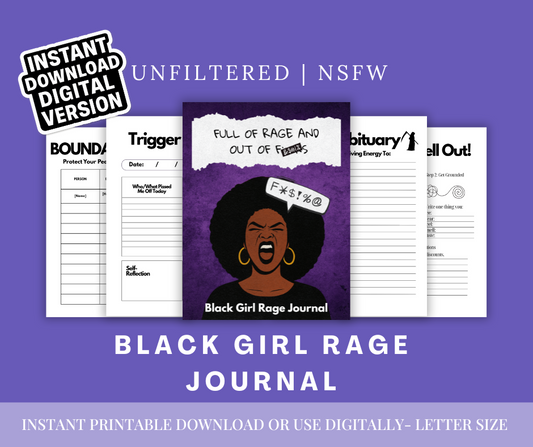 Black Girl Rage Journal – Rage Journal Printable