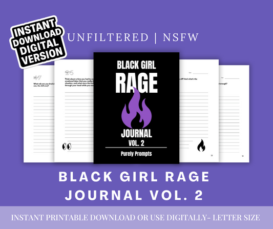 Black Girl Rage Journal Vol. 2 – Rage Journal Printable