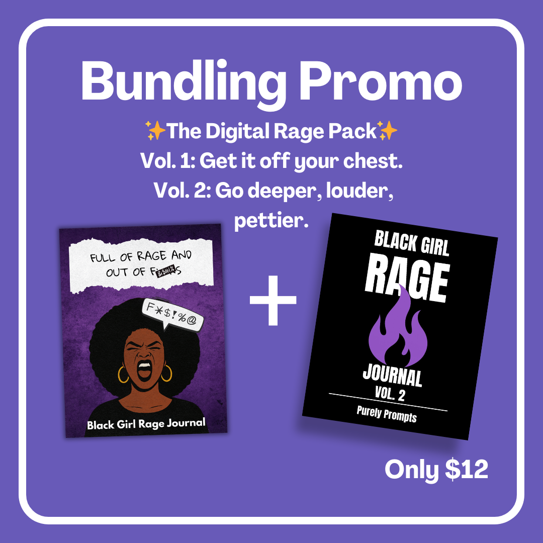 Printable Rage Journal™ Bundle | Vol. 1 & Vol. 2 Digital Download