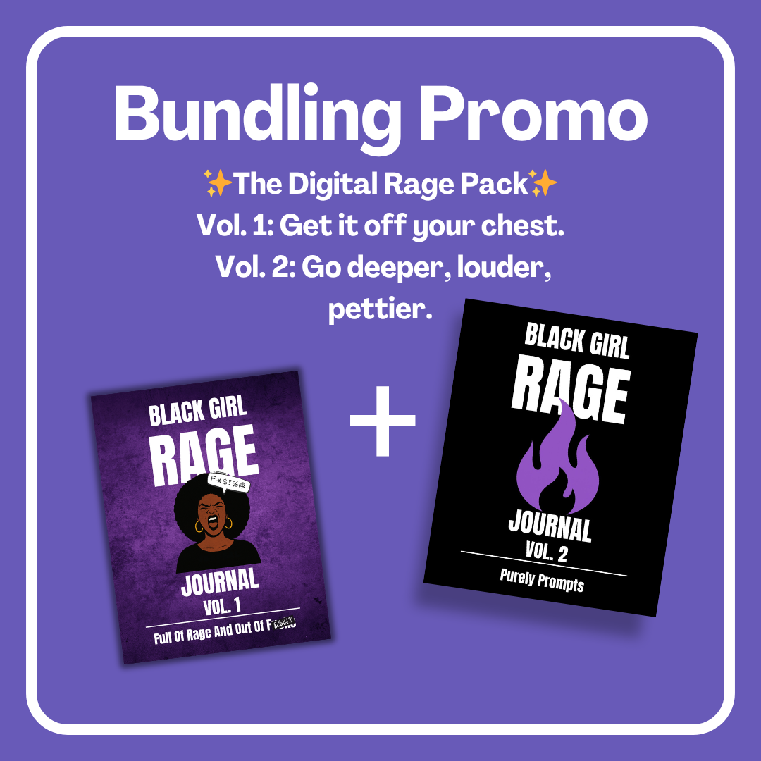 Printable Rage Journal™ Bundle | Vol. 1 & Vol. 2 Digital Download
