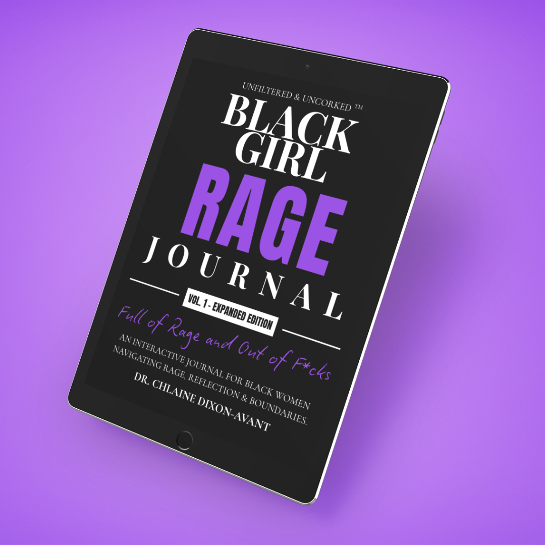 Black Girl Rage Journal™ Vol. 1 — Expanded Edition (Digital) | 50-Page Printable