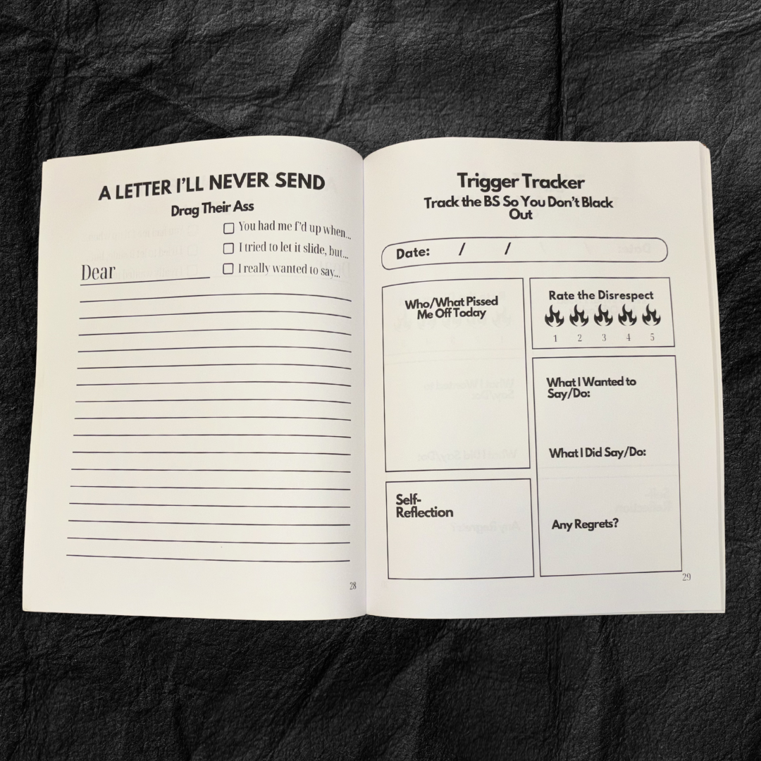Black Girl Rage Journal™ Vol. 1 (Physical) | 62 Prompt Softcover Journal for Healing, Self-Care & Anger Release