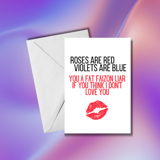 Roses Are Red | Valentine's Day Card