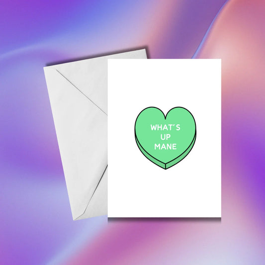 What's up Mane  | Valentine's Day Card