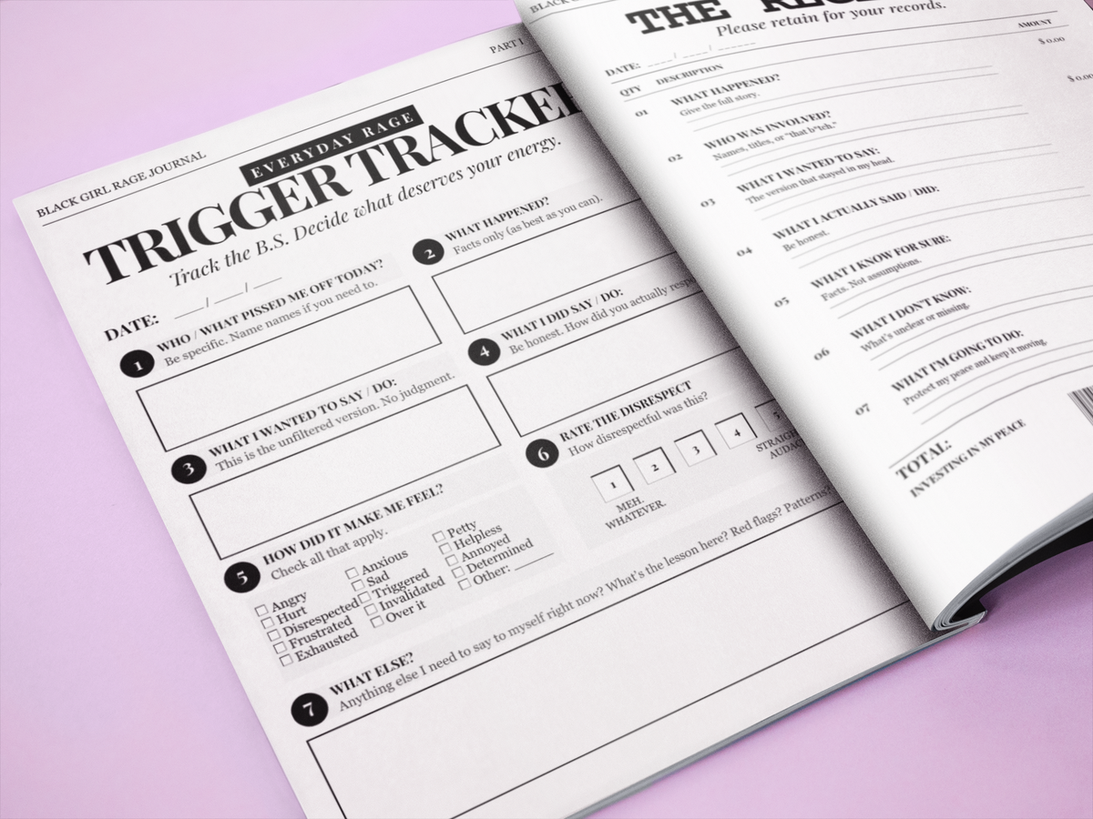 Black Girl Rage Journal™ Vol. 1 — Expanded Edition