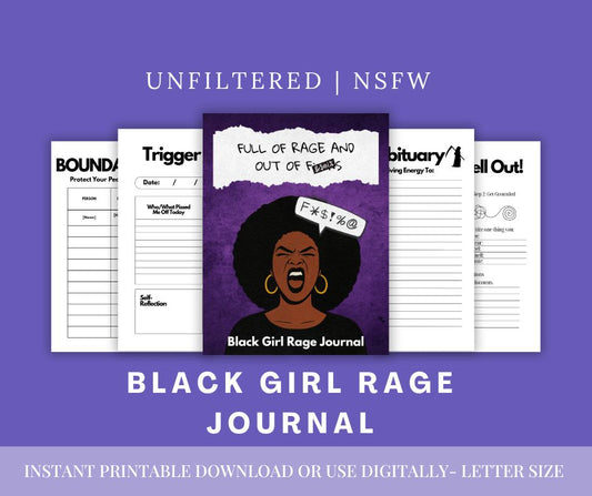 Black Girl Rage Journal – Rage Journal Printable