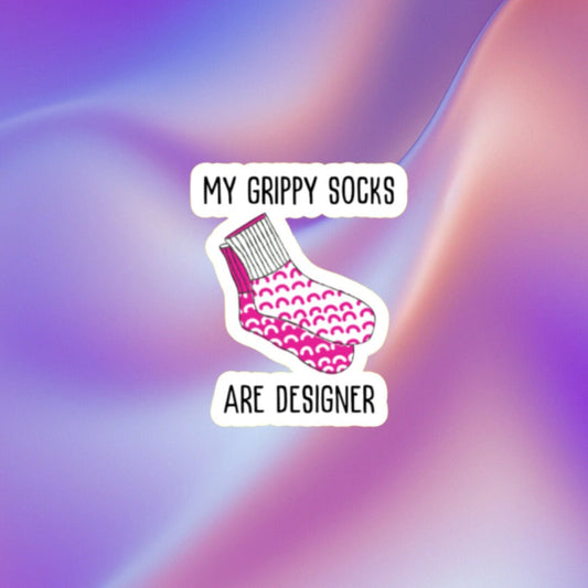 Mental Health Grippy Sock | Sticker