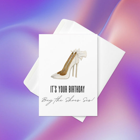 Luxury Shoes | Birthday Card