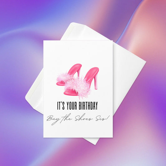 Luxury Shoes | Birthday Card